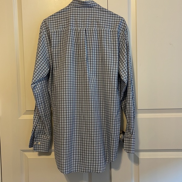 Peter Millar blue plaid button down Size M - Picture 4 of 4